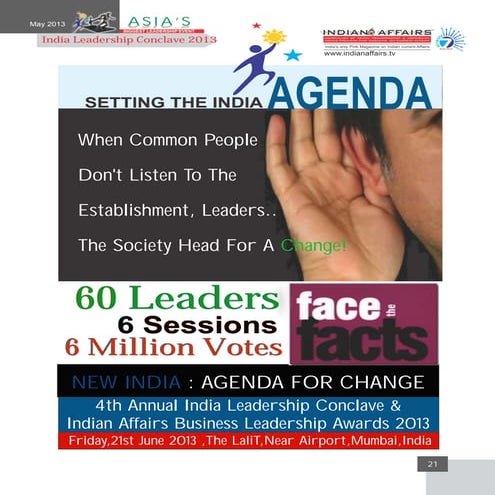 4th annual india leadership awards 2014 