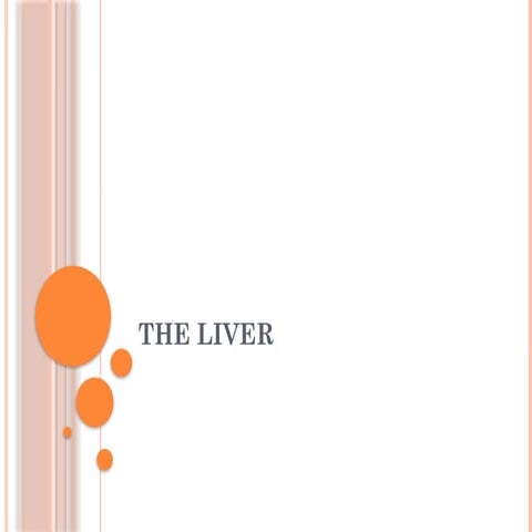 The Liver and gallbladder anatomy and physiology