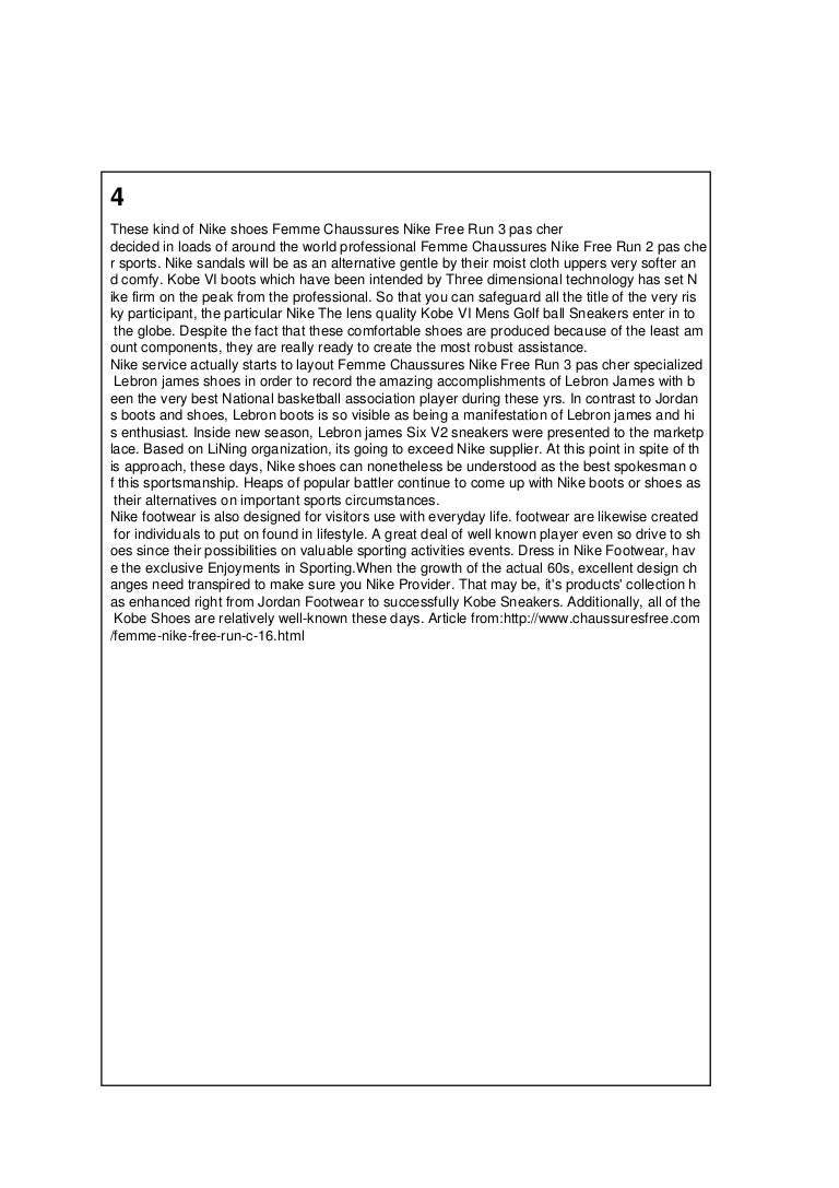 nike free run 3 femme