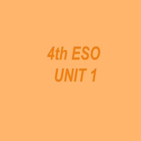 4th eso   future tenses