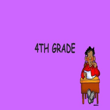 4 th grade