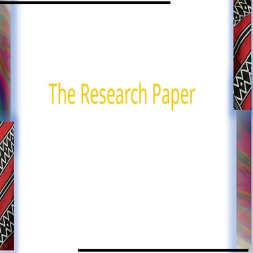 4th Q lesson. the research paper grade 10