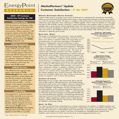 Report: HSE in the Oilfield