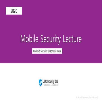 [4th revolution] new technology security education material] android security...