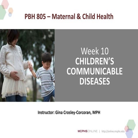 PBH 805: Week 10 Slides
