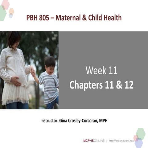 PBH 805: Week 11 Slides