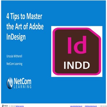 4 tips to master the art of adobe in design 