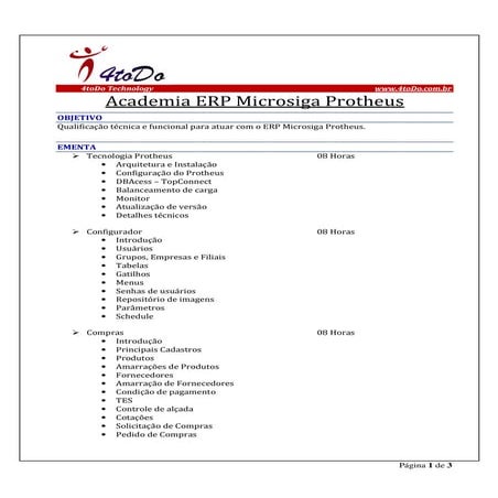 4to do   academia erp microsiga protheus