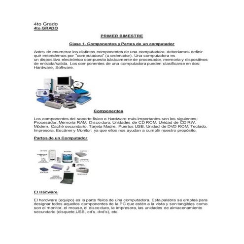4to primaria computación