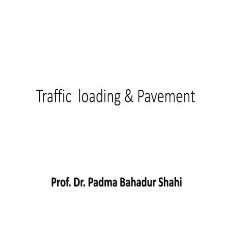 4_traffic consideration for Pavement_2023.pdf