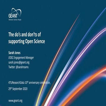 Do & don't of supporting Open Science