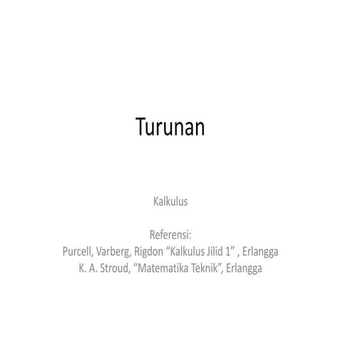 4 turunan