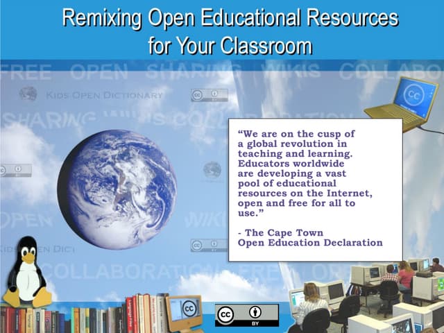 Remixing Open Educational Resources for Your Classroom
