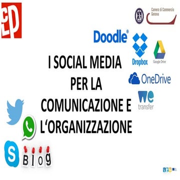 4 Twitter e i social per comunicare e e gestire