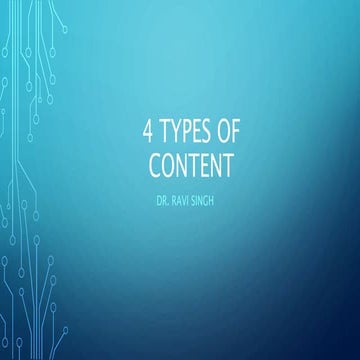 4 types of Content | PPTX