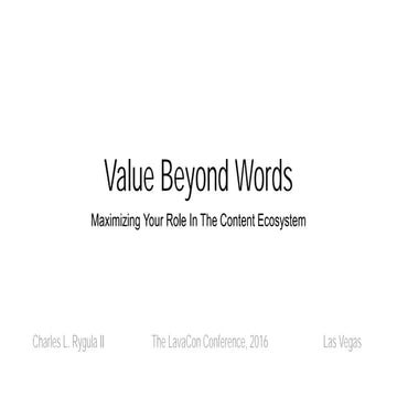 Charles Rygula: Value Beyond Words