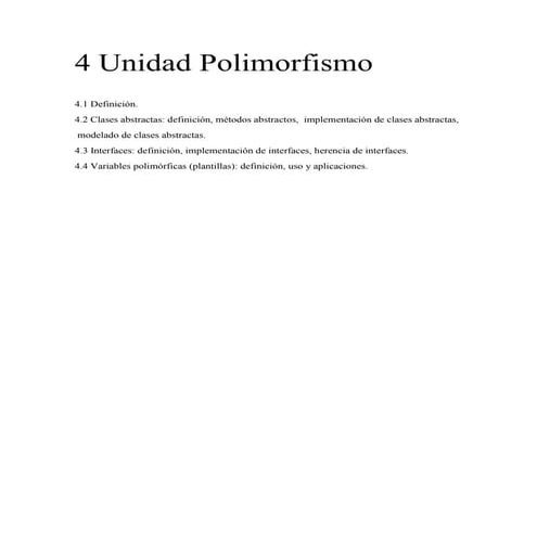 4 unidad polimorfismo