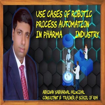 4 use cases of rpa in pharma