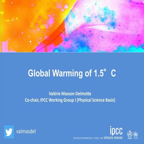 Основные положения Специального доклада по глобальному потеплению на 1.5 °C