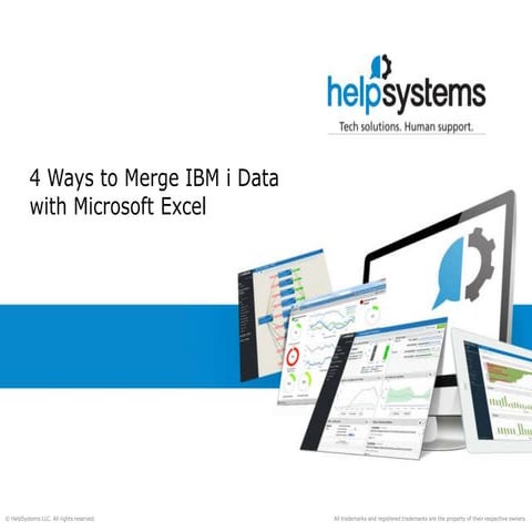 4 Ways to Merge IBM i Data with Microsoft Excel | PPTX
