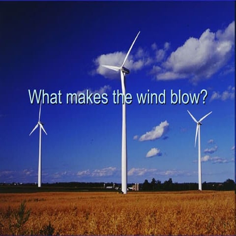 What Makes the Wind Blow