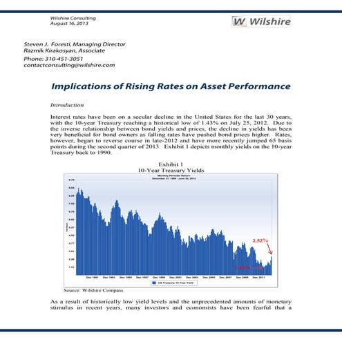 4 wilshire associates wilshire_implications_of_rising_rates_2013-08-rev