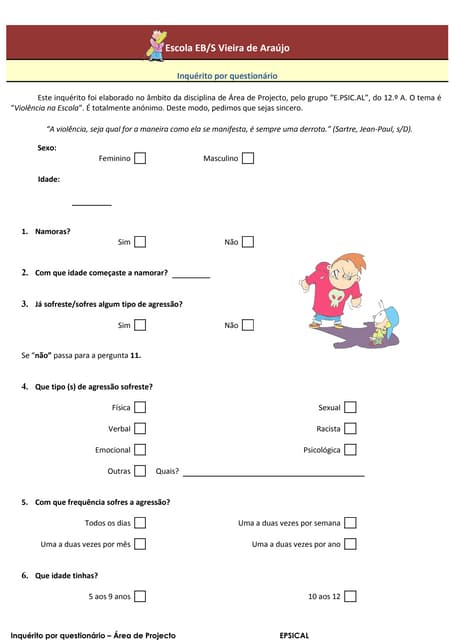 Inquérito por questionário