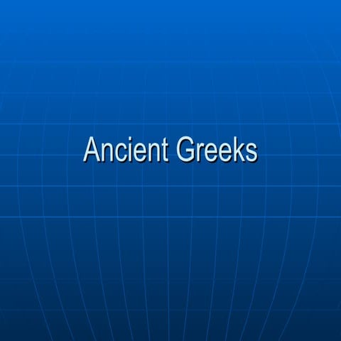 5.1   ancient greece