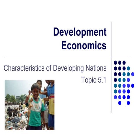 5.1   Development Economics   Introduction