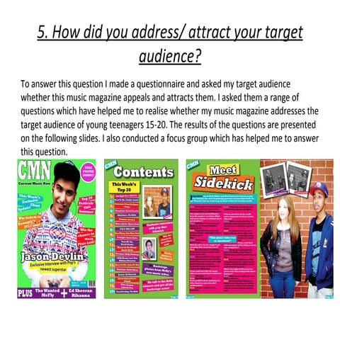 Cover, Contents and Double Page Spread | PPT