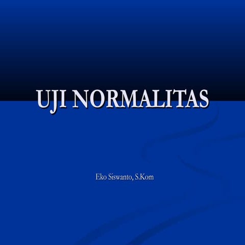 5. uji normalitas