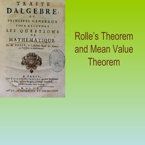5.7 rolle's thrm & mv theorem