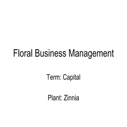 5 13 starting a floral business | PPT