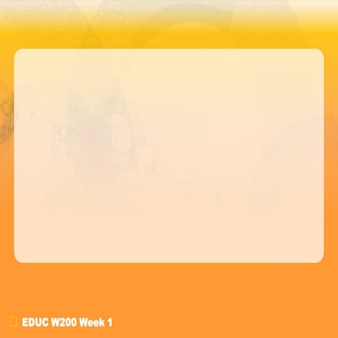 5. course overview and purpose week 1