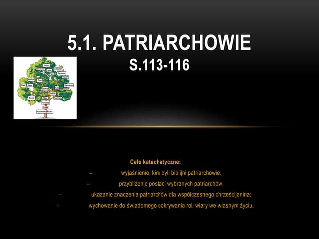 5.1. patriarchowie | PPT