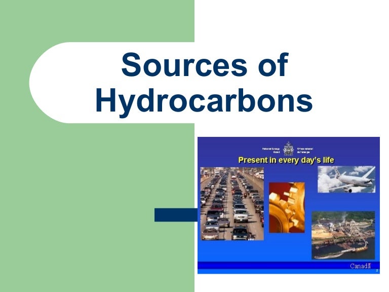 Sources of Hydrocarbons
