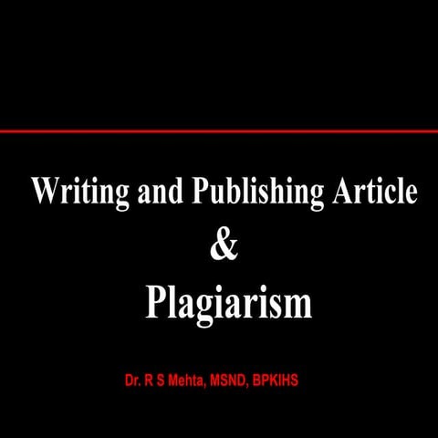 5. article writing and publishing | PPSX