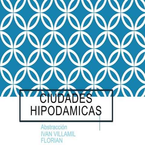 Ciudades Hipodamicas
