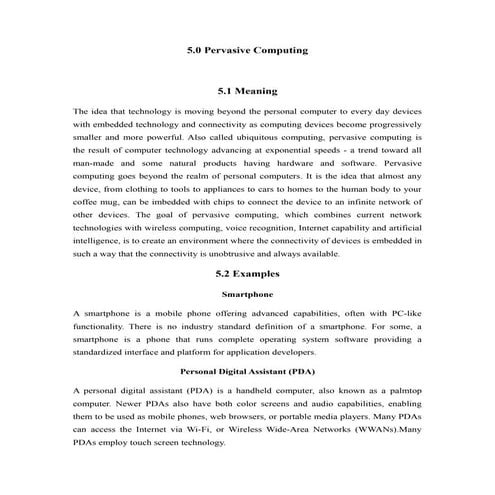 5.0 pervasive computing