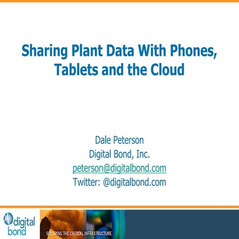 Sharing Plant Data with Phones, Tablets and the Cloud (Englsh)
