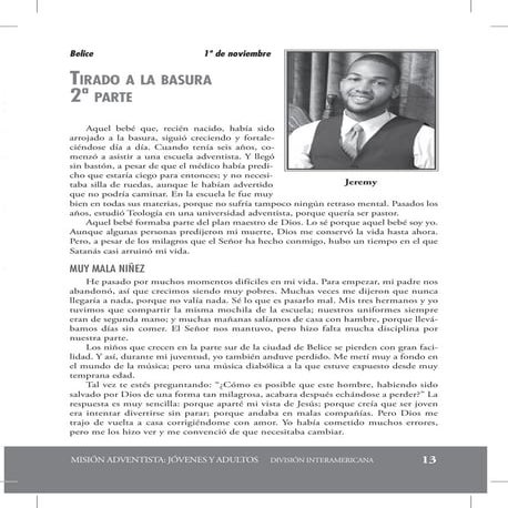 Informe Misionero Adultos  Nº5 para el 01 de Noviembre 2014