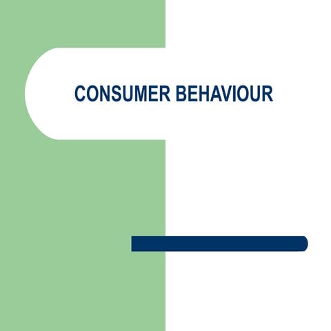 consumer behavior