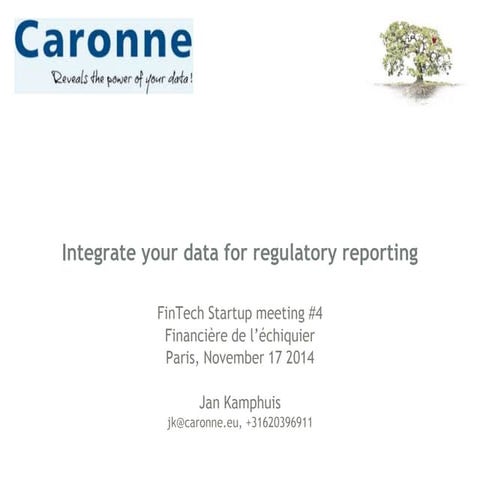 Caronne.eu 3rd presentation at 17th nov 2014 meetup FinTech Startups France