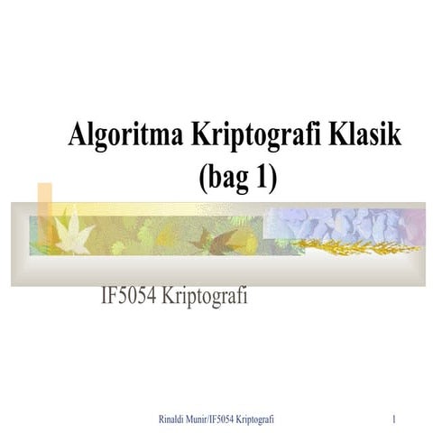 5. algoritma kriptografi klasik (bag 1)xx