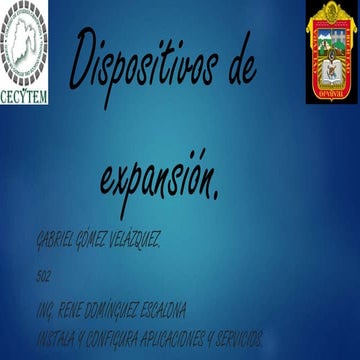 Dispositivos de expansion