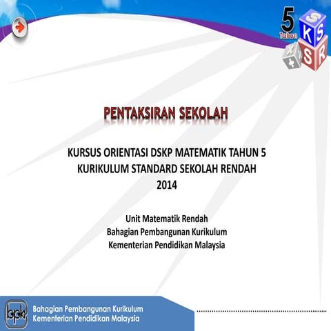 5. taklimat kemahiran dan proses