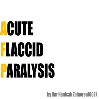 Acute Flaccid Paralysis