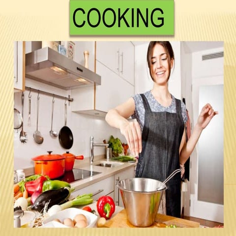 Cooking and Kitchen Vocabulary for ESL | PPTX