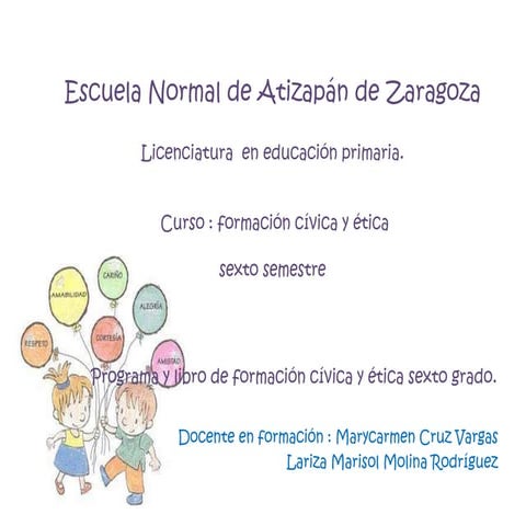 5.6 formación cívica y ética sexto