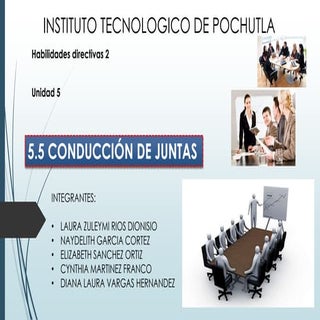 5.5 conduccion de juntas expo